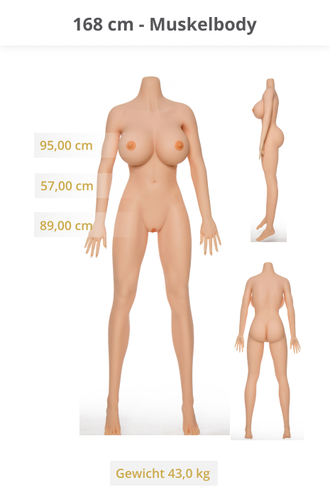 168 cm - Muskelbody